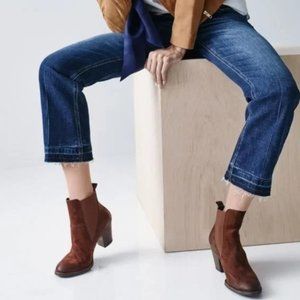 Paul Green Jules booties Cigar Leather